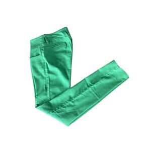 Juniors Green PARA Skinny Chino Pants Bling Buttons 3 Pockets Size 7 Stretchy